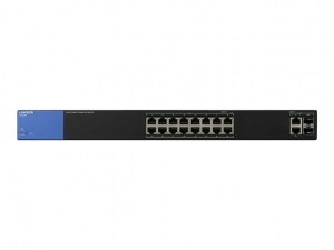 Switch Linksys Business Smart LGS318P Conmutador Gestionado 16x10/100/1000 (PoE+)+2xGigabit SFP